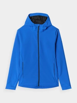 Zdjęcie produktu Kurtka softshell wiatroodporna membrana 5000 męska - niebieska 4F