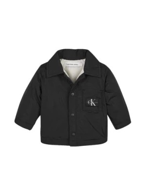 Zdjęcie produktu Kurtka z Logo w Jednolitym Kolorze z Recyklingowanego Nylonu Calvin Klein Jeans