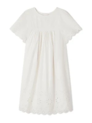 Zdjęcie produktu Kwiatowa Biała Sukienka Bonpoint