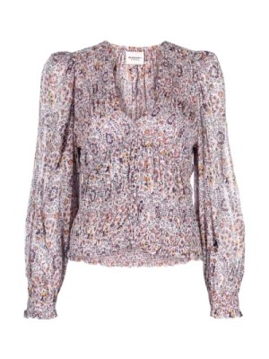 Zdjęcie produktu Kwiatowy jedwabny bluzka Isabel Marant Étoile