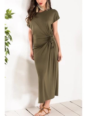 Zdjęcie produktu LA Angels Sukienka w kolorze khaki rozmiar: L