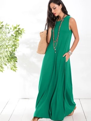 Zdjęcie produktu LA Angels Sukienka w kolorze zielonym rozmiar: XL