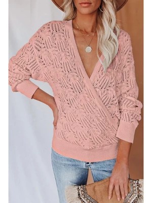 Zdjęcie produktu LA Angels Sweter w kolorze jasnoróżowym rozmiar: XL