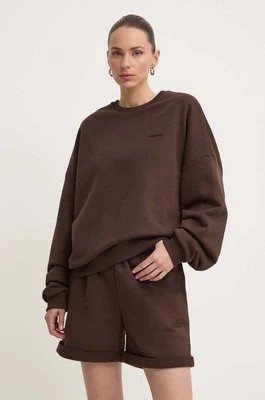 Zdjęcie produktu La Mania bluza BRUX damska kolor brązowy gładka BRUX