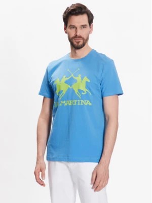 Zdjęcie produktu La Martina T-Shirt VMR001 JS206 Niebieski Regular Fit