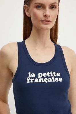 Zdjęcie produktu La Petite Française top bawełniany TETU kolor granatowy