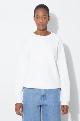 Zdjęcie produktu Lacoste bluza bawełniana damska kolor biały gładka