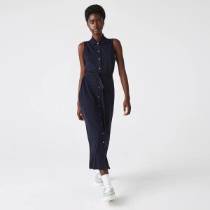 Zdjęcie produktu Lacoste Damska sukienka polo z elastycznej bawełny piki
