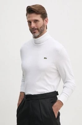 Zdjęcie produktu Lacoste longsleeve bawełniany kolor biały gładki UH2828