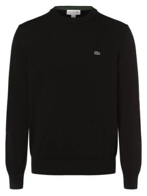 Zdjęcie produktu Lacoste Męski sweter Mężczyźni Bawełna czarny jednolity,