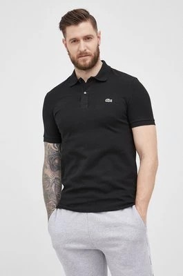 Zdjęcie produktu Lacoste polo bawełniane kolor czarny