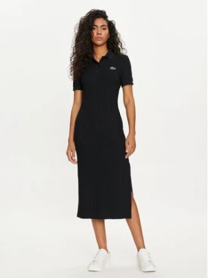 Zdjęcie produktu Lacoste Sukienka codzienna EF9129 Czarny Slim Fit