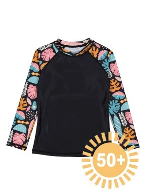 Zdjęcie produktu lamino Koszulka kąpielowa w kolorze czarnym ze wzorem rozmiar: 146/152