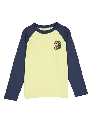 Zdjęcie produktu lamino Koszulka w kolorze jasnozielono-granatowym rozmiar: 140