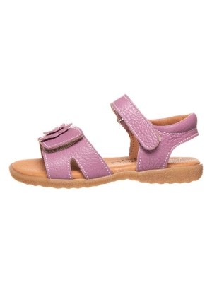 Zdjęcie produktu lamino Skórzane sandały w kolorze różowym rozmiar: 30