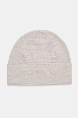 Zdjęcie produktu Lanvin czapka wełniana kolor szary wełniana 6LCAPP.U7712