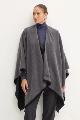 Zdjęcie produktu Lanvin poncho wełniane kolor szary 6LPONC.U7796