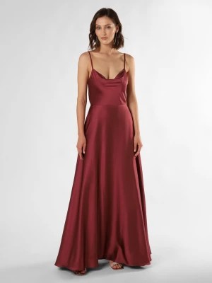 Zdjęcie produktu Laona Damska sukienka wieczorowa Kobiety Satyna czerwony jednolity,