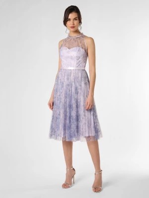 Zdjęcie produktu Laona Damska sukienka wieczorowa Kobiety Sztuczne włókno lila wzorzysty,