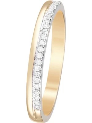Zdjęcie produktu DIAMOND & CO Złoty pierścionek "Suprême" z diamentami rozmiar: 56