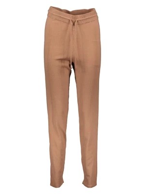Zdjęcie produktu LASCANA Spodnie dresowe w kolorze jasnobrązowym rozmiar: 38