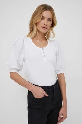 Zdjęcie produktu Lauren Ralph Lauren bluzka kolor biały gładka