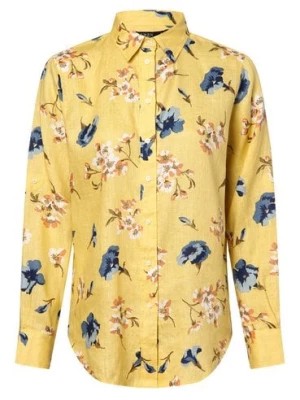 Zdjęcie produktu Lauren Ralph Lauren Lniana bluzka damska Kobiety len żółty|wielokolorowy wzorzysty,