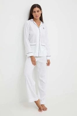 Zdjęcie produktu Lauren Ralph Lauren piżama lniana kolor biały ILN92335