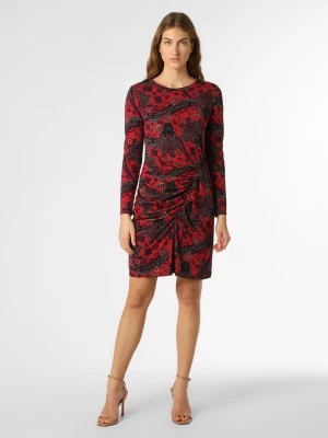 Zdjęcie produktu Lauren Ralph Lauren Sukienka damska Kobiety Sztuczne włókno czerwony|wielokolorowy wzorzysty,