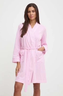 Zdjęcie produktu Lauren Ralph Lauren szlafrok bawełniany kolor różowy I814702