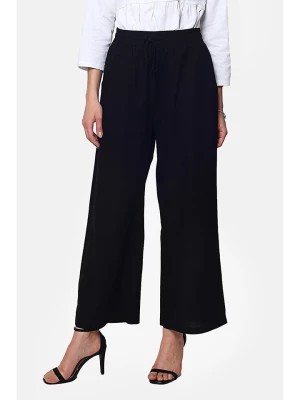 Zdjęcie produktu Le Jardin du Lin Lniane spodnie w kolorze czarnym rozmiar: 40