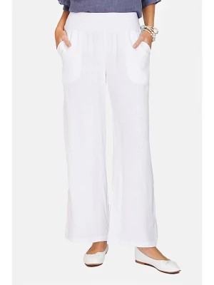 Zdjęcie produktu Le Jardin du Lin Spodnie w kolorze białym rozmiar: 40