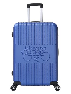 Zdjęcie produktu Le Temps des Cerises Walizka "Corsa" w kolorze niebieskim - 46 x 79 x 29 cm rozmiar: onesize