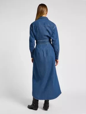 Zdjęcie produktu Lee Belted Western Denim Dress Blue Fusion Size