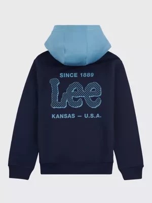 Zdjęcie produktu Lee Supercharged Hoodie Navy Blazer Size 9/10