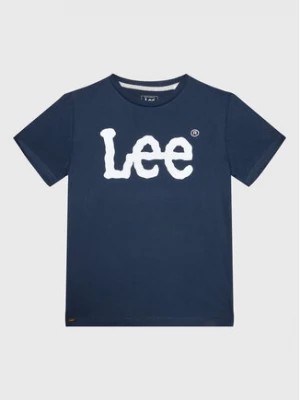 Zdjęcie produktu Lee T-Shirt Wobbly Graphic LEE0002 Granatowy Regular Fit