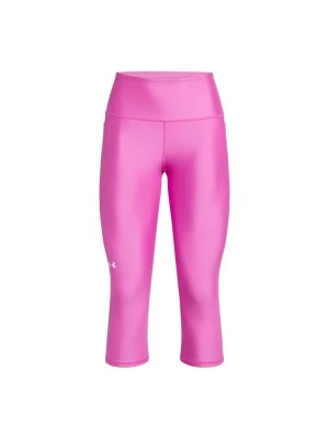 Zdjęcie produktu Legginsy treningowe damskie Under Armour Tech Hi Capri - różowe