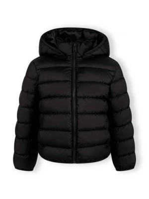 Zdjęcie produktu Lekka kurtka z odpinanym kapturem dla dziewczynki- czarna Minoti