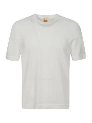 Zdjęcie produktu Lekki Biały T-shirt z Tuszem Hindustrie