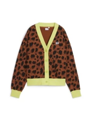 Zdjęcie produktu Leopard Print Cardigan Sweater Puma