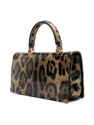 Zdjęcie produktu Leopard-print Crossbody Bag, Brązowy Dolce & Gabbana