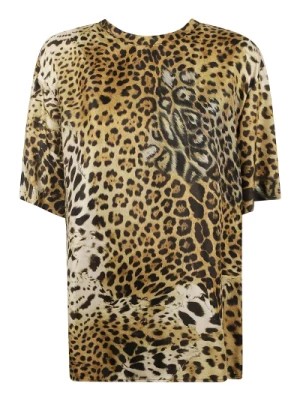 Zdjęcie produktu Leopard Print Show T-Shirt Roberto Cavalli