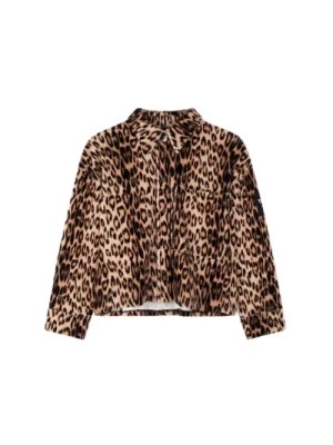 Zdjęcie produktu Leopardowy aksamitny bluzka Alix The Label