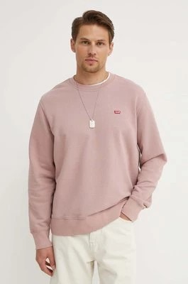 Zdjęcie produktu Levi's bluza męska kolor różowy gładka