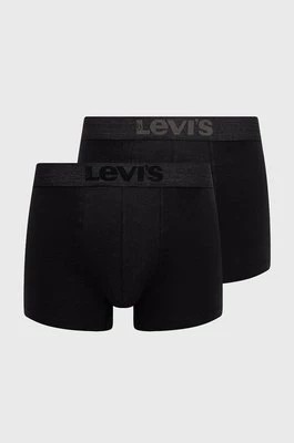 Zdjęcie produktu Levi's Bokserki (2-pack) męskie kolor czarny 37149.0629-black