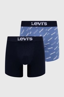 Zdjęcie produktu Levi's bokserki 2-pack męskie kolor niebieski