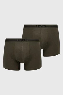 Zdjęcie produktu Levi's bokserki (2-pack) męskie kolor zielony 37149.0735-khaki