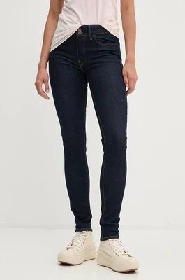 Zdjęcie produktu Levi's jeansy 711 DOUBLE BUTTON damskie kolor granatowy