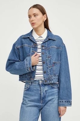 Zdjęcie produktu Levi's kurtka jeansowa damska kolor niebieski przejściowa