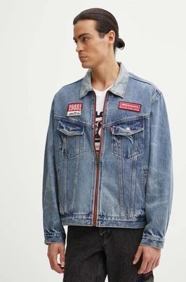 Zdjęcie produktu Levi's kurtka jeansowa Levi’s x McLaren męska kolor beżowy przejściowa A8990-0000